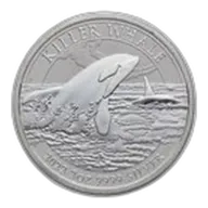 2022 Australia 2 oz Silver Killer Whale Coins BU