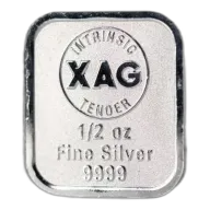 Intrinsic Tender Silver XAG Minted Bar 1/2oz