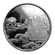 2018 Fiji 1 oz Silver Samurai BU