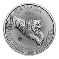 2017 Canada 1 oz Silver Predator Series Lynx