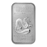 1 oz Silver Bar - 2024 APMEX Year of the Dragon (Series 2)