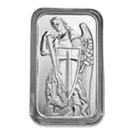 1 oz Silver Bar - Archangel Michael - Scottsdale Mint