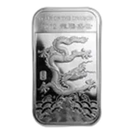 1 oz Silver Bar - APMEX (2012 Year of the Dragon)