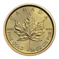 2020 Canada 1/4 oz Gold Maple Leaf BU