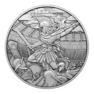 Pre-Owned Pinehurst Legendary Warriors: Spartacus 1oz Silver Round