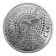 Pre-Owned 2001 Australian Kangaroo 1oz Silver Coin - VAT Free