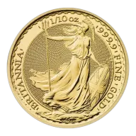 Pre-Owned UK Britannia 1/10oz Gold Coin (2013 - Present) - Mixed Dates