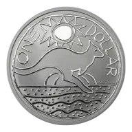 Pre-Owned 2009 Royal Australian Mint Kangaroo 1oz Silver Coin - VAT Free