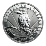 Pre-Owned 2009 Australian Kookaburra 1oz Silver Coin - VAT Free