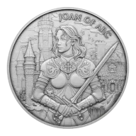 Pre-Owned Pinehurst Legendary Warriors: Joan of Arc 1oz Silver Round