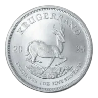 2025 1 oz South African Silver Krugerrand Coin BU