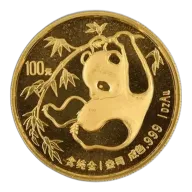 1 Oz China Gold Panda - BU (Random Year, Unsealed)