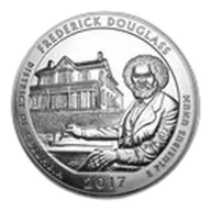 2017 5 oz Silver ATB Frederick Douglass National Site, DC