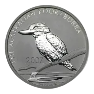 2007 Australia 1 oz Silver Kookaburra