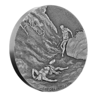 2017 Death of Abel Biblical Series 2oz Silver Coin