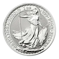 Pre-Owned 1 oz Britannia Silver Coin