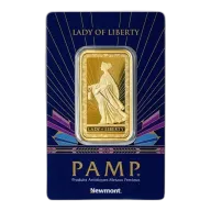 PAMP Lady of Liberty (In Assay) 1oz Gold Bar