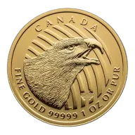 RCM Gold Coin (.99999), 1 oz - Golden Eagle - 2018