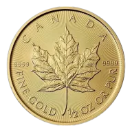 1/2oz Maple Leaf Coin