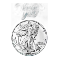 2026 1 oz American Silver Eagle Coin (BU, Thank You Card)