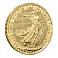 2026 1 oz British Gold Britannia Coin (BU)