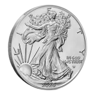 2026 1 oz American Silver Eagle Coin (BU)