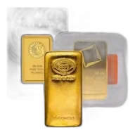 10 oz Gold Bar - Design Our Choice