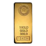 1 Kilo Royal Canadian Mint Gold Bar