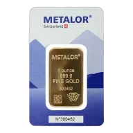 1oz Gold Bar | Metalor