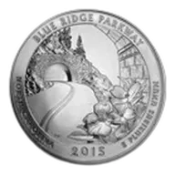 2015 5 oz Silver ATB Blue Ridge National Parkway, NC