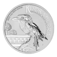 2022 Silver 1 Ounce Kookaburra Dollar Coin issued by the Perth Mint