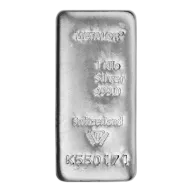 Metalor 1kg Silver Bar