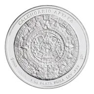 1 Kilo Aztec Calendar Silver Coin