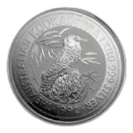 1992 Australia 1 kilo Silver Kookaburra BU