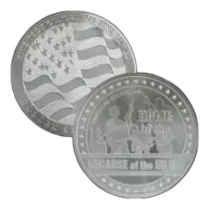 5 oz GSM Home of the Free Silver Round