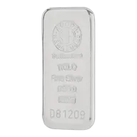 1 kilo Cast-Poured Silver Bar - Argor-Heraeus (Switzerland)