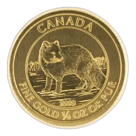 1/4 oz Arctic Fox Gold Coin