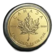 1 gram 99.99% Gold Maple Leaf Coin - PRE-SALE
