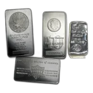 Pre-Owned 10 oz Silver Bar