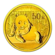 2015 1/10 oz Chinese Gold Panda Coin 50 Yuan BU Sealed