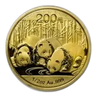 2013 1/2 Ounce Chinese Gold Panda Coin Sealed