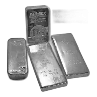 Pre-Owned 100 oz Royal Canadian Mint Silver Bar