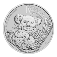 2026 1 oz Silver Australian Koala .9999 Fine Silver $1 Coin BU - In Capsule