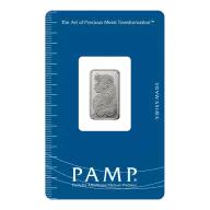 5 gram Platinum Bar .9995 Fine Platinum - PAMP Suisse Fortuna Bar (New w/ Assay)