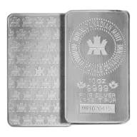 10 oz (RCM) Royal Canadian Mint Silver Bar (New)