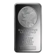 10 oz Silver Bar - Sunshine (Original)