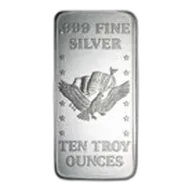 10 oz Silver Bar - U.S. Assay Office