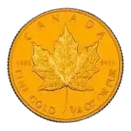 1995 0.25 oz Gold Coin Maple Bullion
