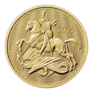 Pre-Owned UK St George and the Dragon 1oz Gold Coin - Mixed Dates