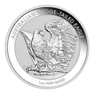 Pre-Owned Australian Wedge-Tailed Eagle 1oz Silver Coin - VAT Free - Mixed Dates